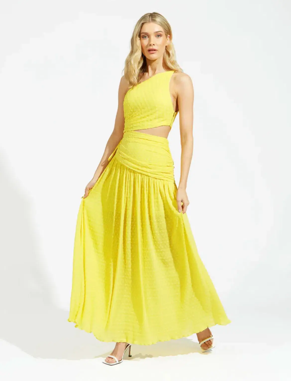 Alice McCall Lolita Maxi Dress Mango Yellow Size AU 10 - Image 2