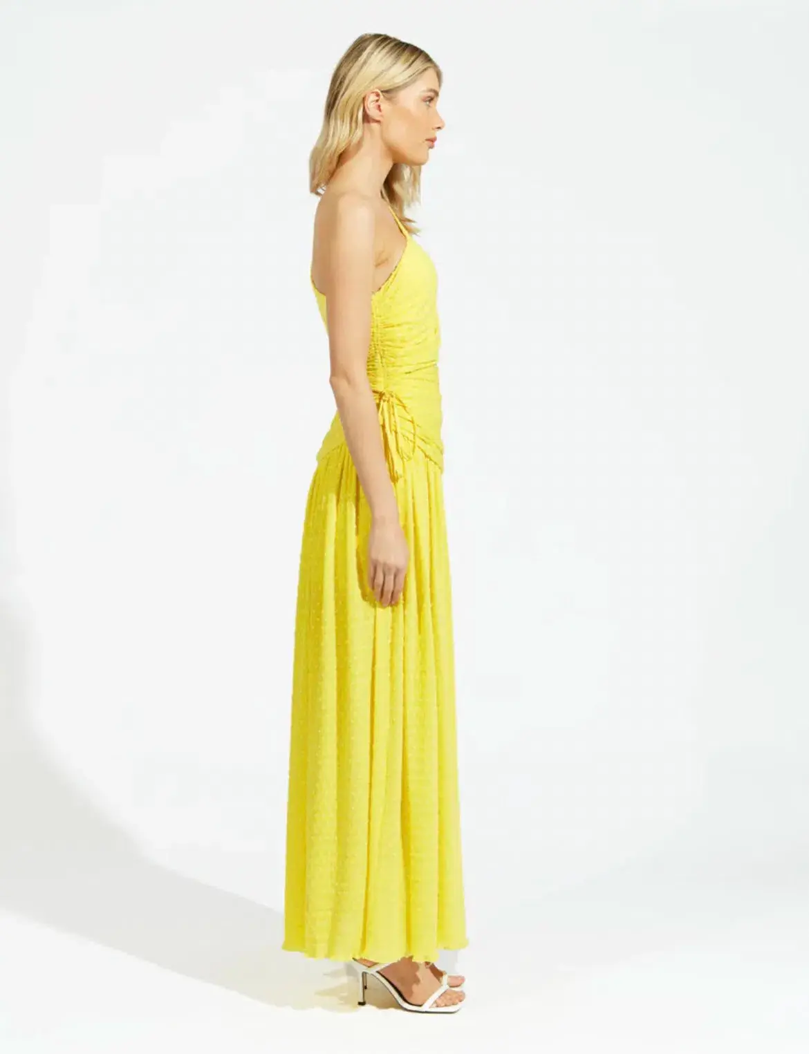 Alice McCall Lolita Maxi Dress Mango Yellow Size AU 10 - Image 3