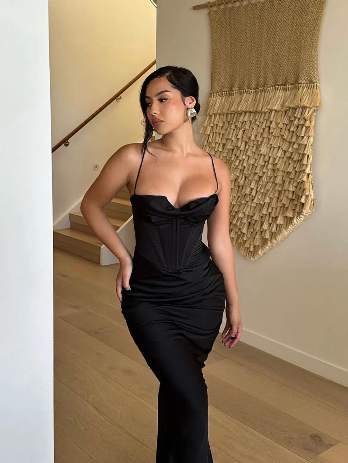 House Of CB Charmaine Corset Maxi Dress Black Size M / AU 10 - Image 5