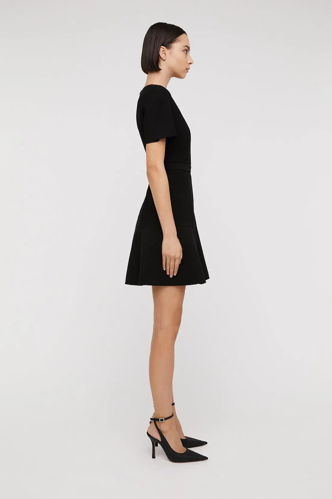 Scanlan Theodore Italian Milano Dress Black Size 12 - Image 2