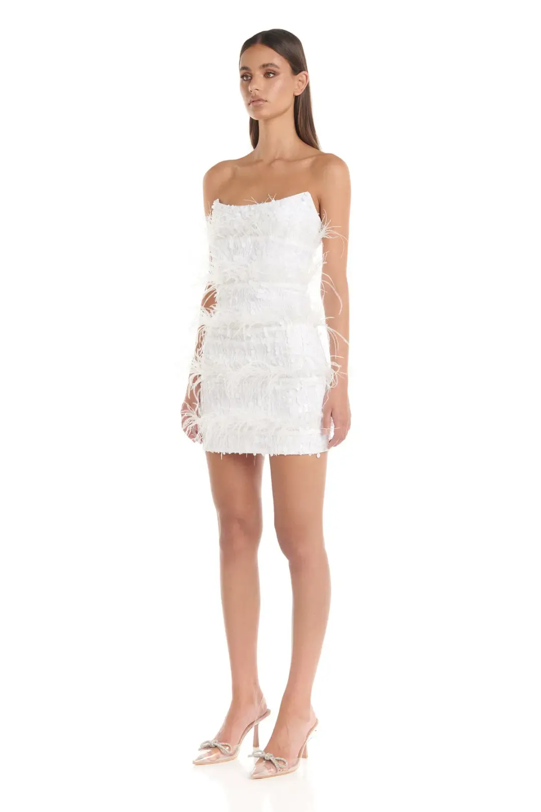 Eliya the Label The Tiffany Dress White Size XS/Au 6 for rent on The Volte - main image