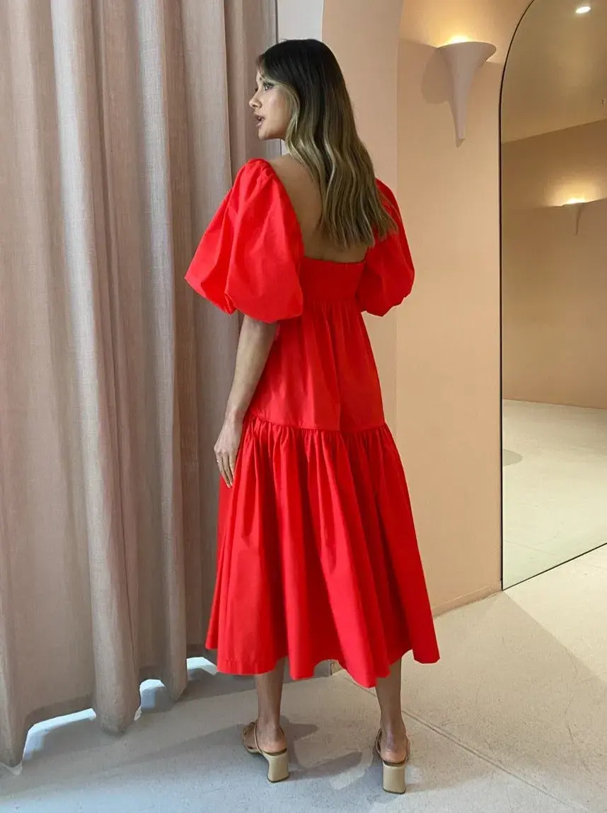 Steele Luna Dress Scarlet Red Size 12 - Image 2