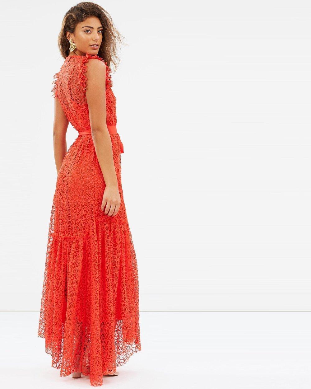Alice McCall Reflection Gown Red size 10 - Image 3