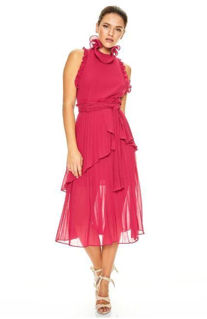 Talulah Jodi Dress Dark Pink Size 10  - Image 1