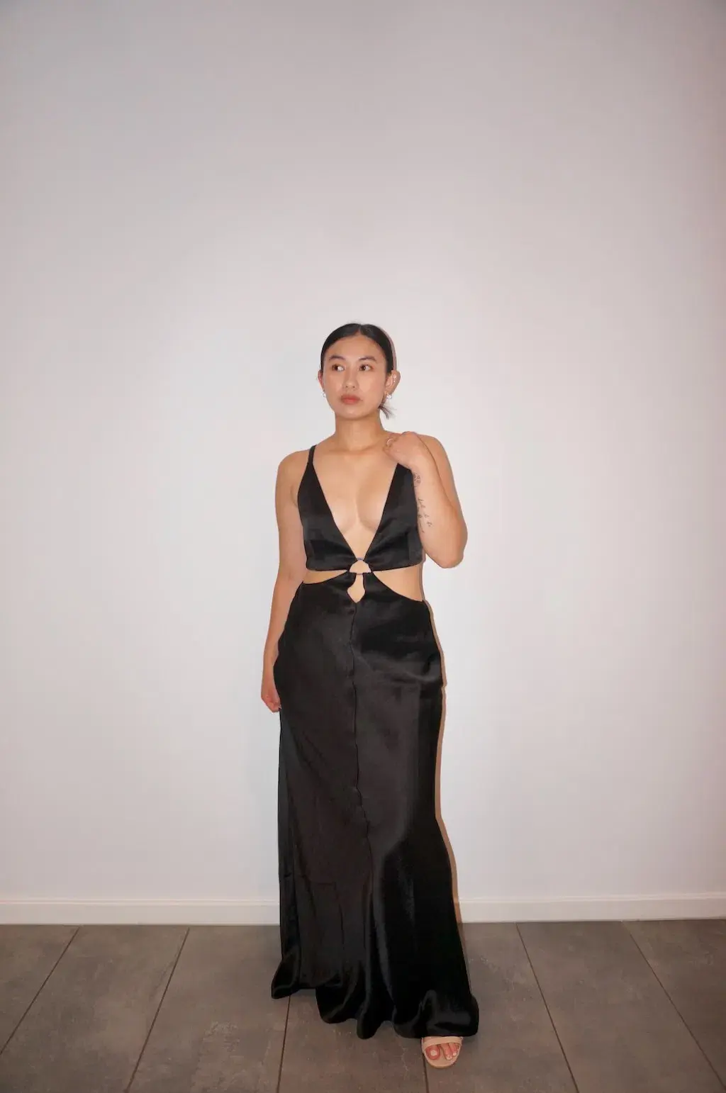 Bec and Bridge Felix V Maxi Dress Black Size 10 - Image 1