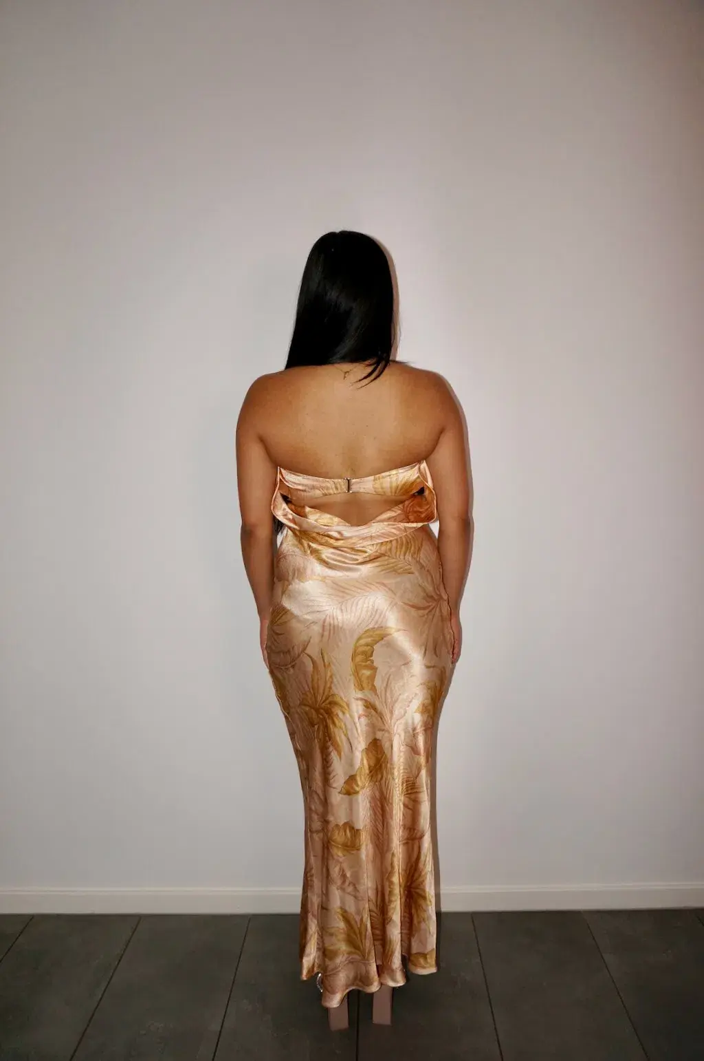 Bec and Bridge Dust Palms Strapless Maxi Dress Dust Palms Print Size 10 - Image 3