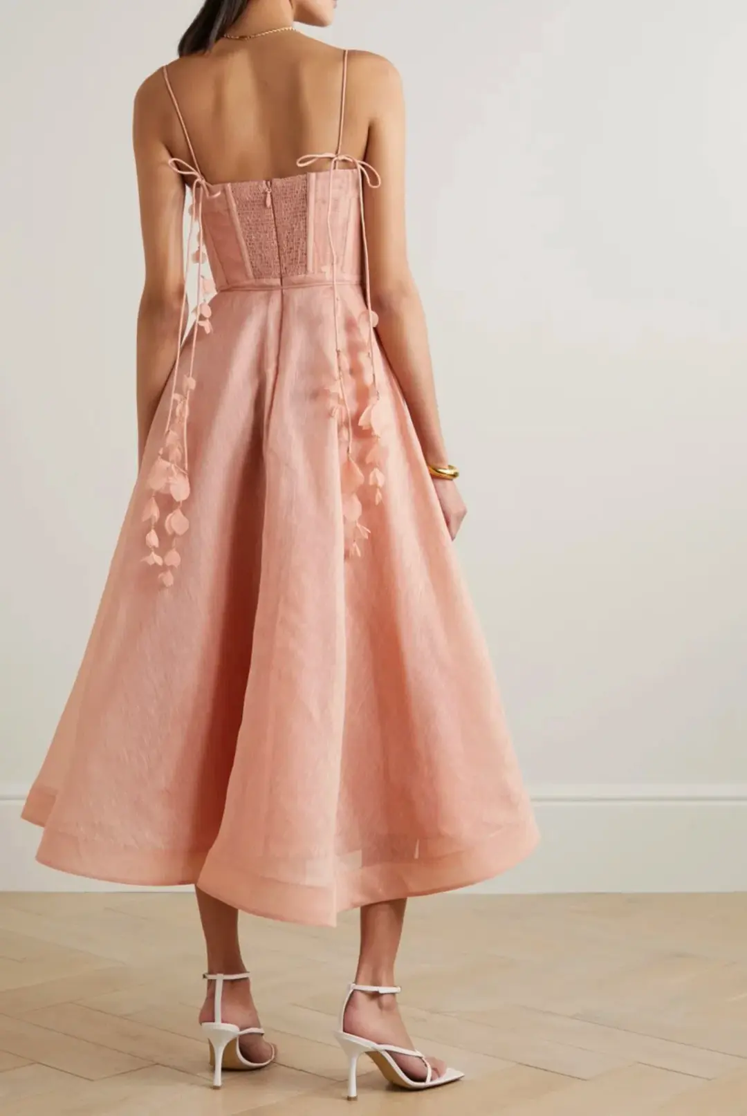 Zimmermann Wonderland Midi Corset Dress Size 8  for rent on The Volte - main image