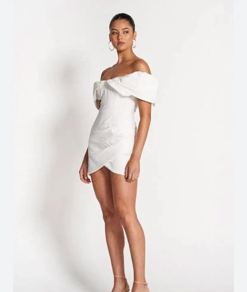 Sofia The Label Hailey Mini Dress in White Size XS / AU 6 - Image 2