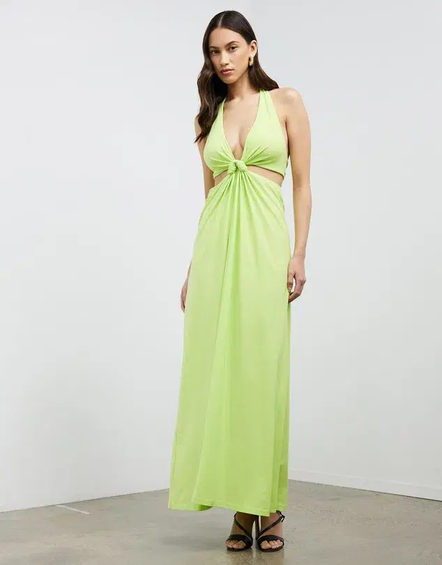 Camila and Marc Zandar Maxi Dress Apple Sorbet Size 6 - Image 1