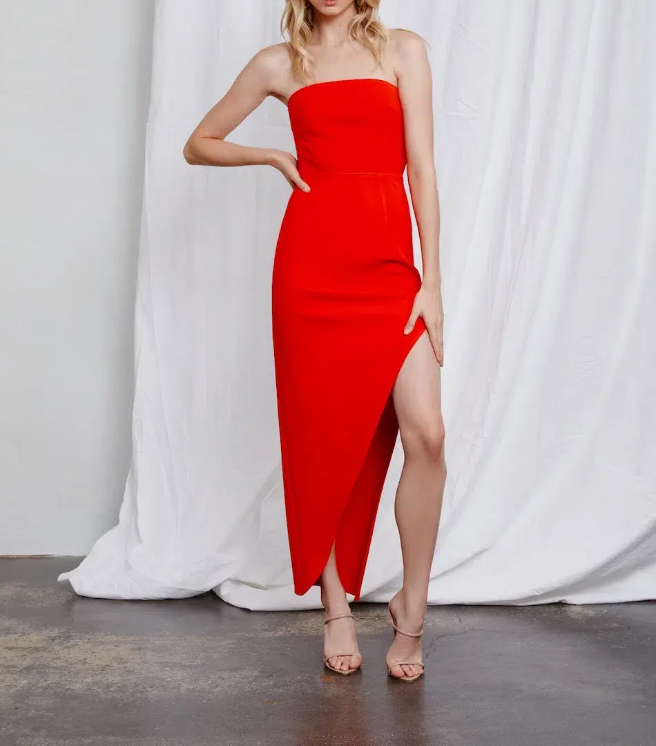Lexi Deka Dress in Tangerine Size 8 - Image 1