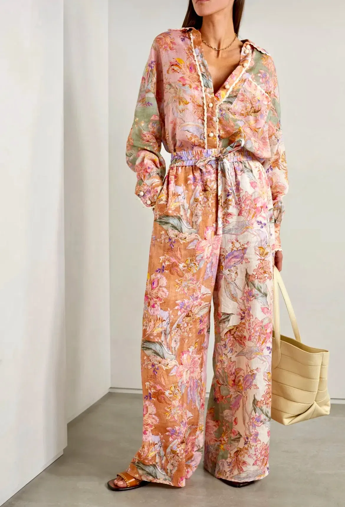 Zimmerman Cira Top and Pant Set Multi-colored Size 0P-1/ Au 6-10 - Image 1