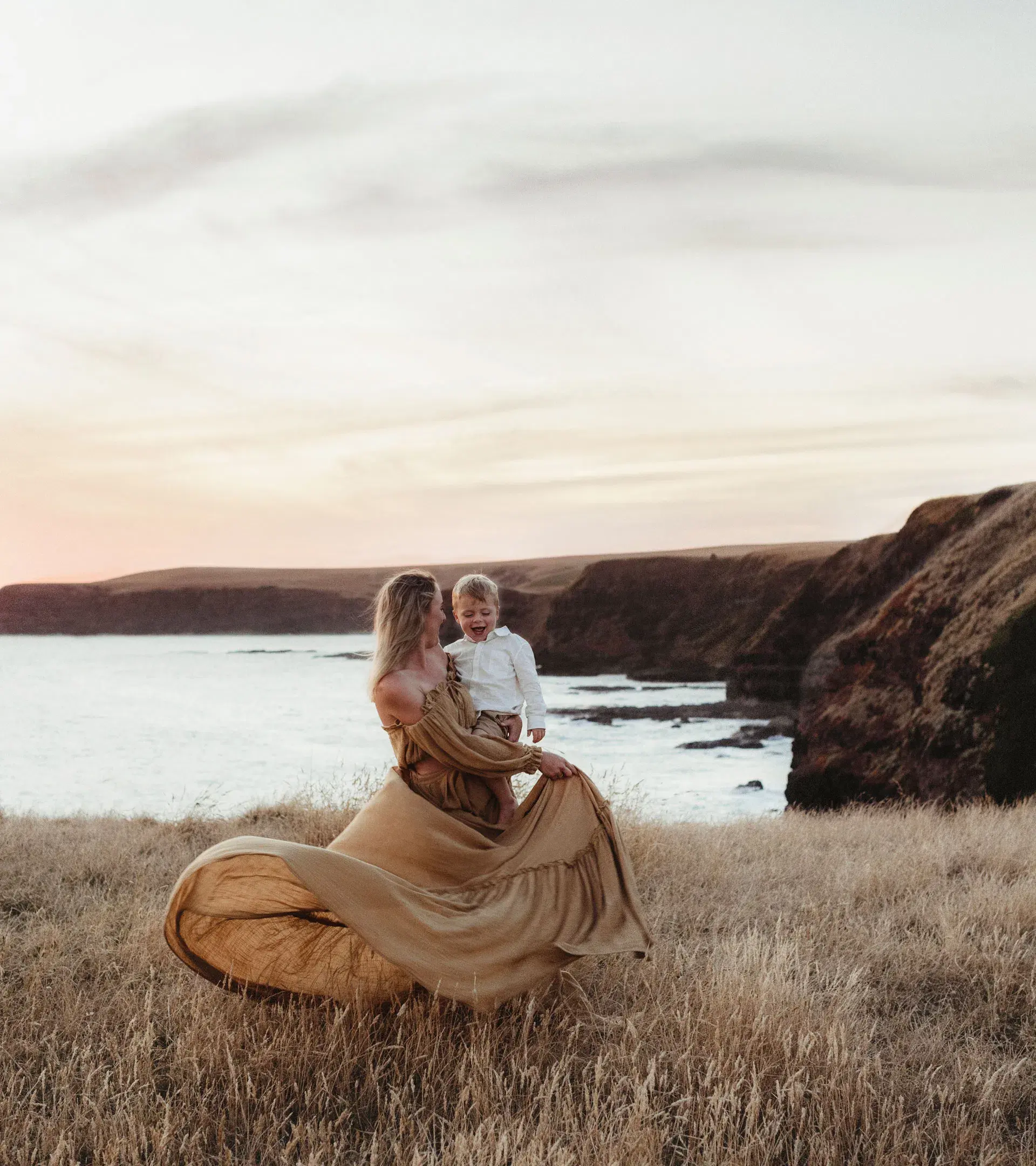 We Are Reclamation Dreams Like These Three Piece Gown in Mustard Size 22 - Image 9