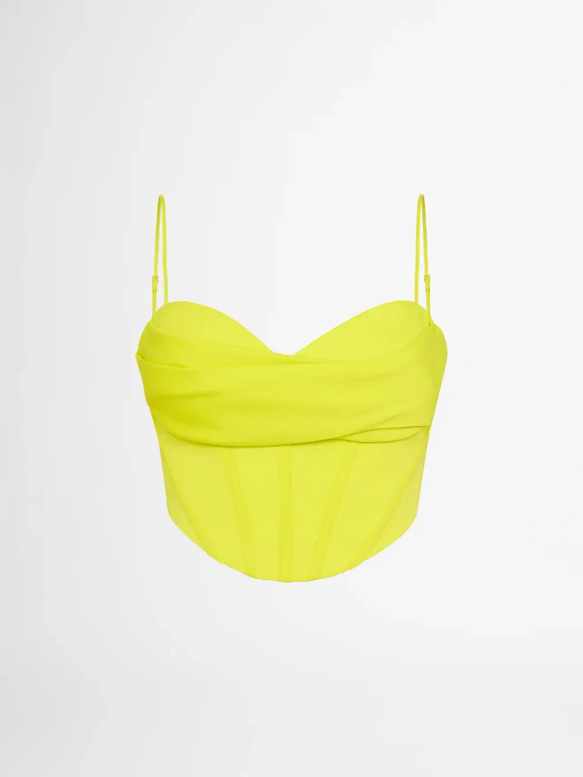 Sheike Lola Bustier Size 8 and Pant Size 10 Coord Set in Lime Green  - Image 5