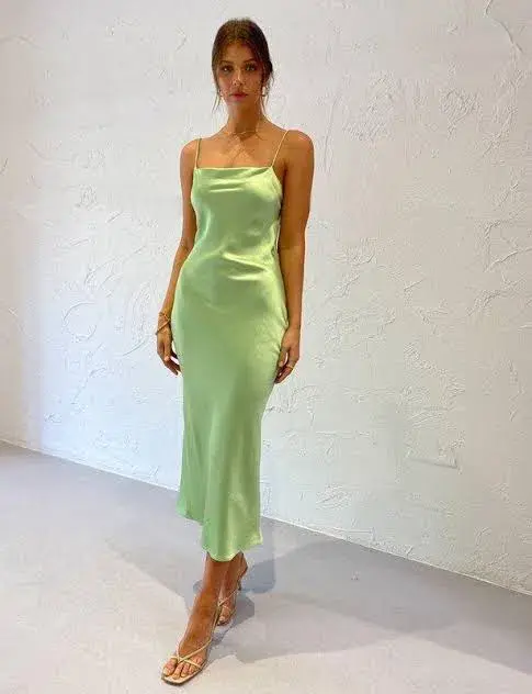 Bec & Bridge Apple Eyes Maxi Dress Apple Green Size AU 10 - Image 1