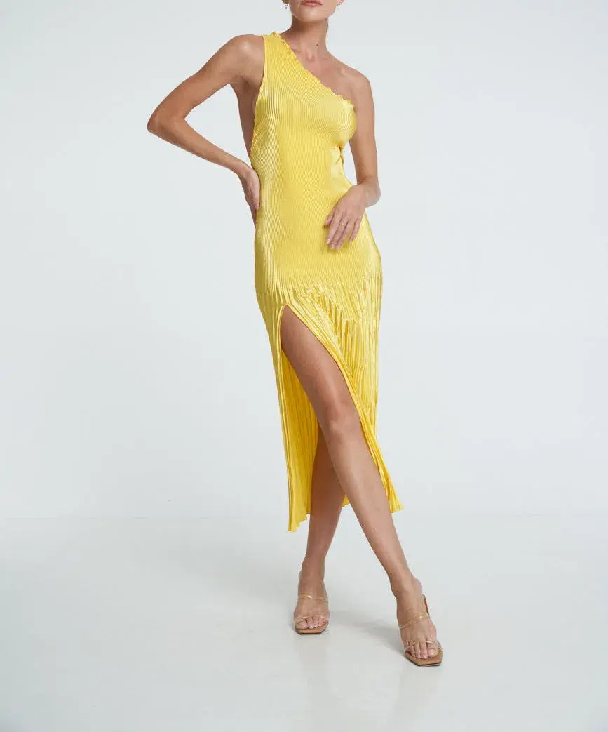 Lidee Naomi Gown Canary Size 10 / M - Image 1