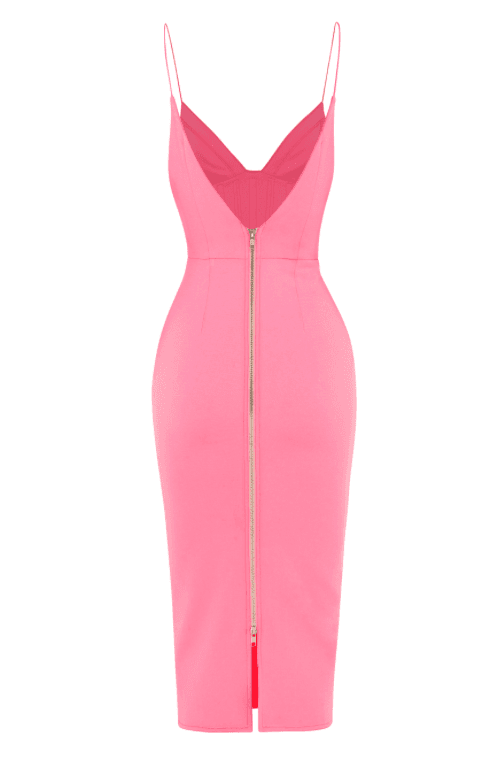 Alex Perry Ivy Stretch Dress Pink Size 8 - Image 3