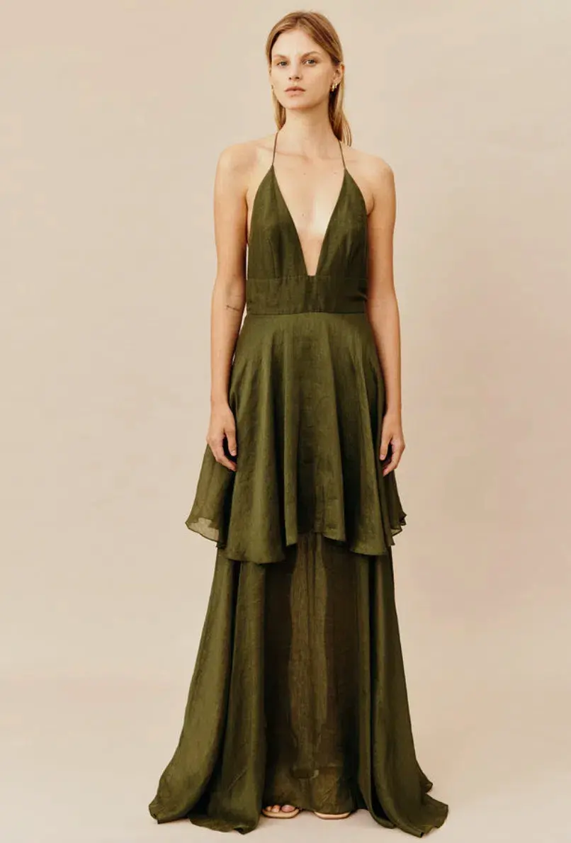 Ginger & Smart Eminence Gown Green Size 8  - Image 2