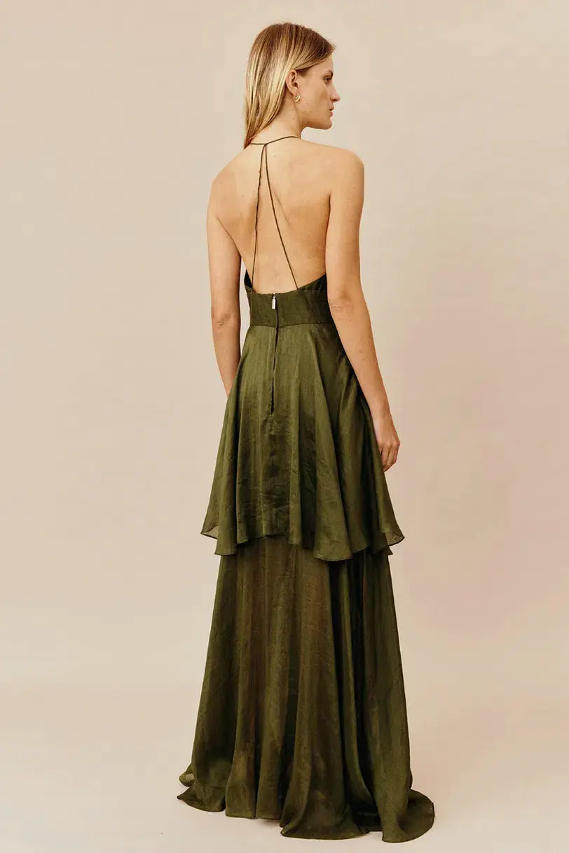 Ginger & Smart Eminence Gown Green Size 8  - Image 4