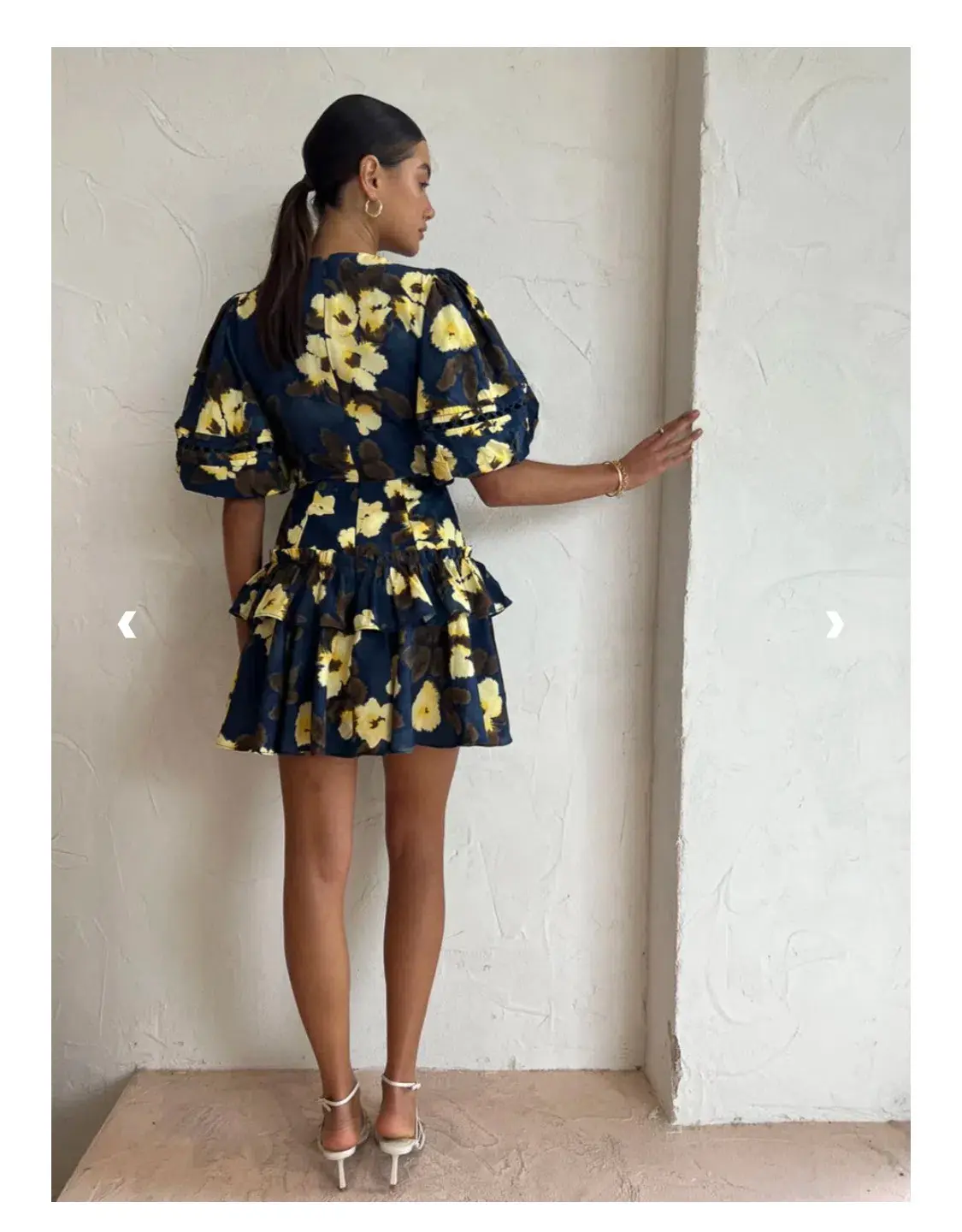Acler Clovelly mini dress navy size 10 - Image 5