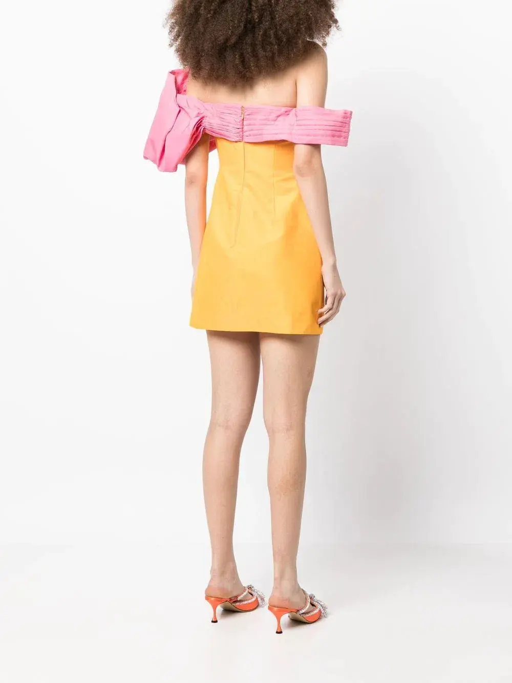 Rachel Gilbert Manuela Mini Dress Orange Size 0 / AU 6 - Image 2