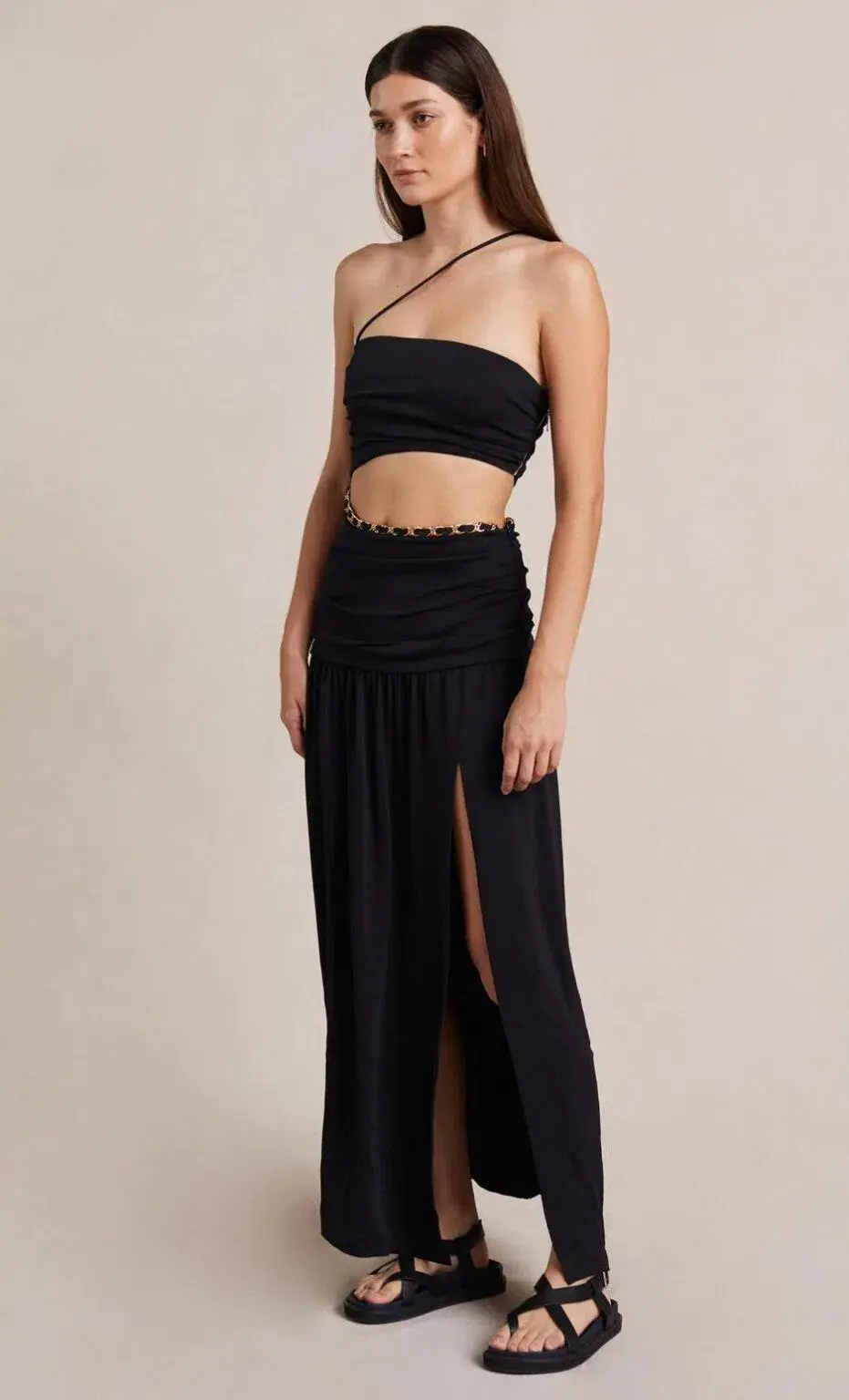  Bec & Bridge Modern Romance Maxi Dress Black Size 8  - Image 2
