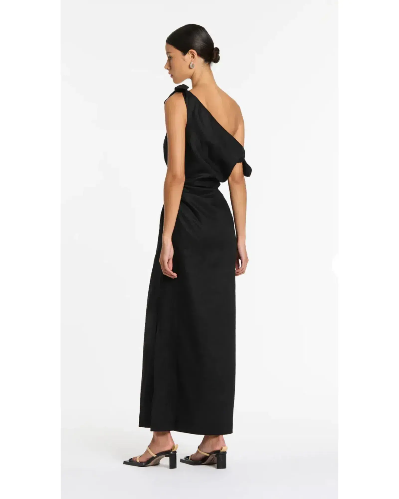 Sir the Label Bettina Off Shoulder Dress Black Size AU 10 - Image 4