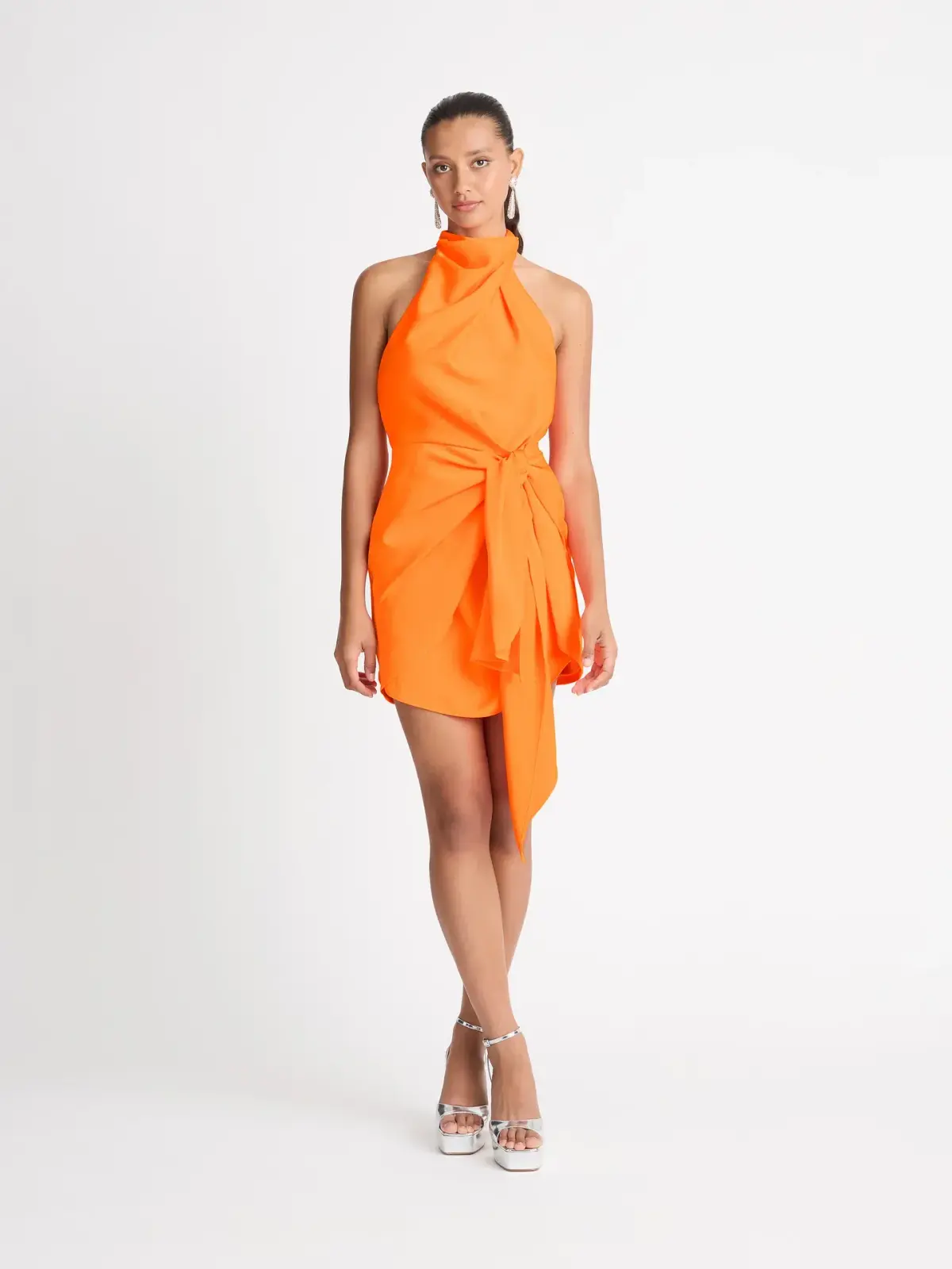 Sheike Mini Eternal Flame Dress Orange Size 14 - Image 1