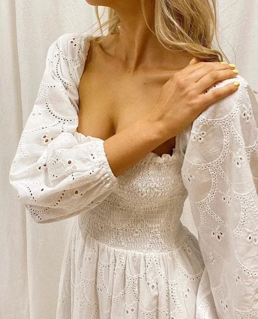 Palm Noosa Goodall Dress White Size 10 - Image 3
