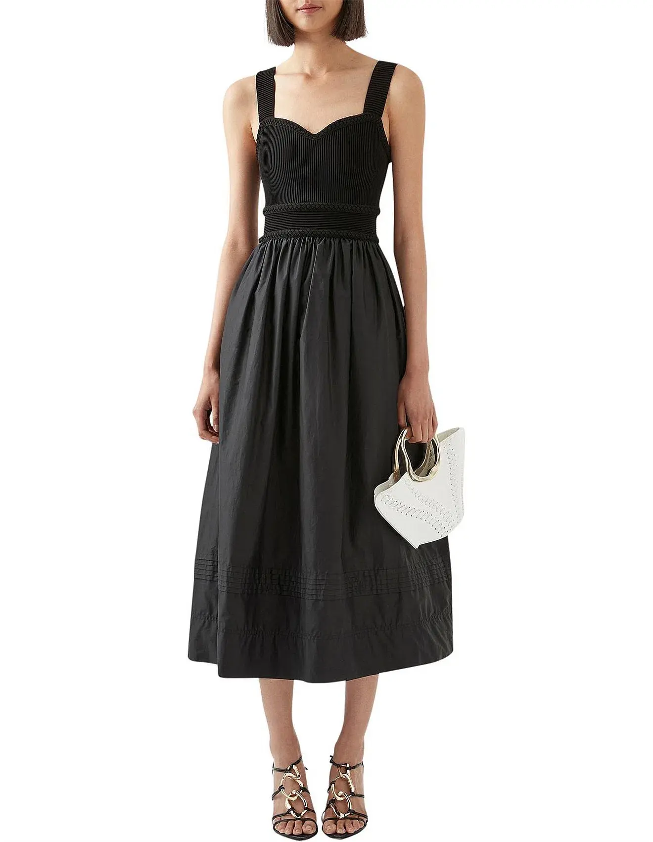 Aje Romarin Dress Black Size M/AU 10 - Image 1