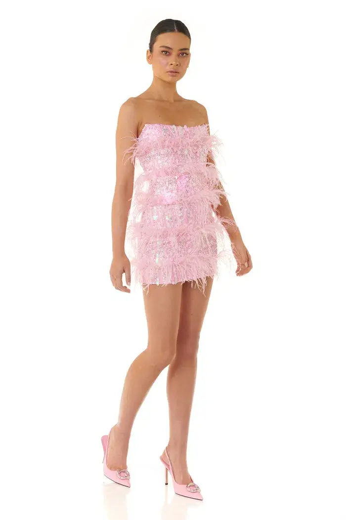 Eliya the Label Tiffany Dress Pink Size XL / AU 12 - Image 2
