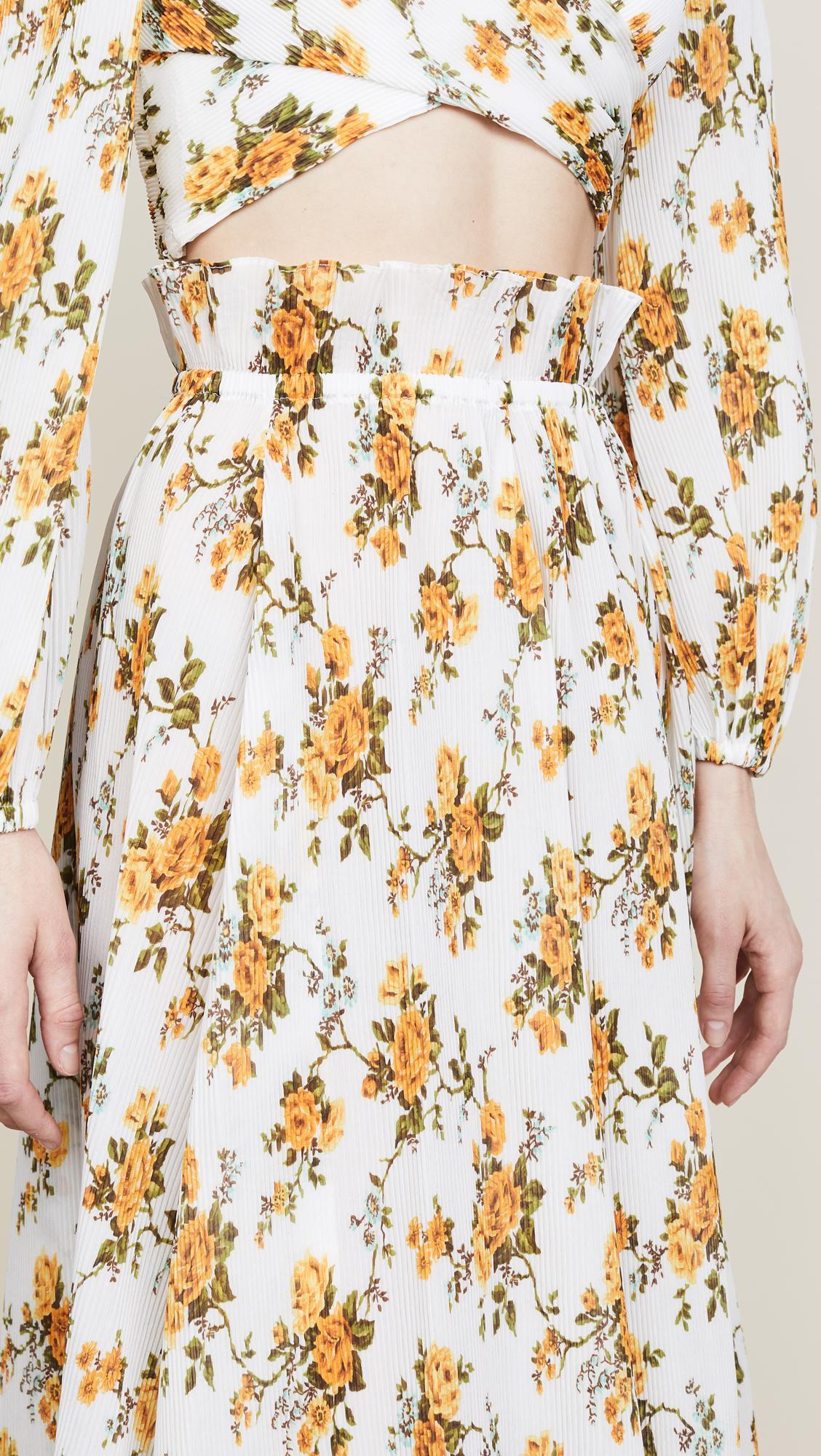 Zimmermann Golden Plisse Skirt - Image 3