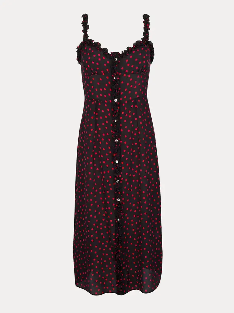 Realisation Par The Juliet Midi Dress in Italia Spot Size M / Au 10 - Image 5