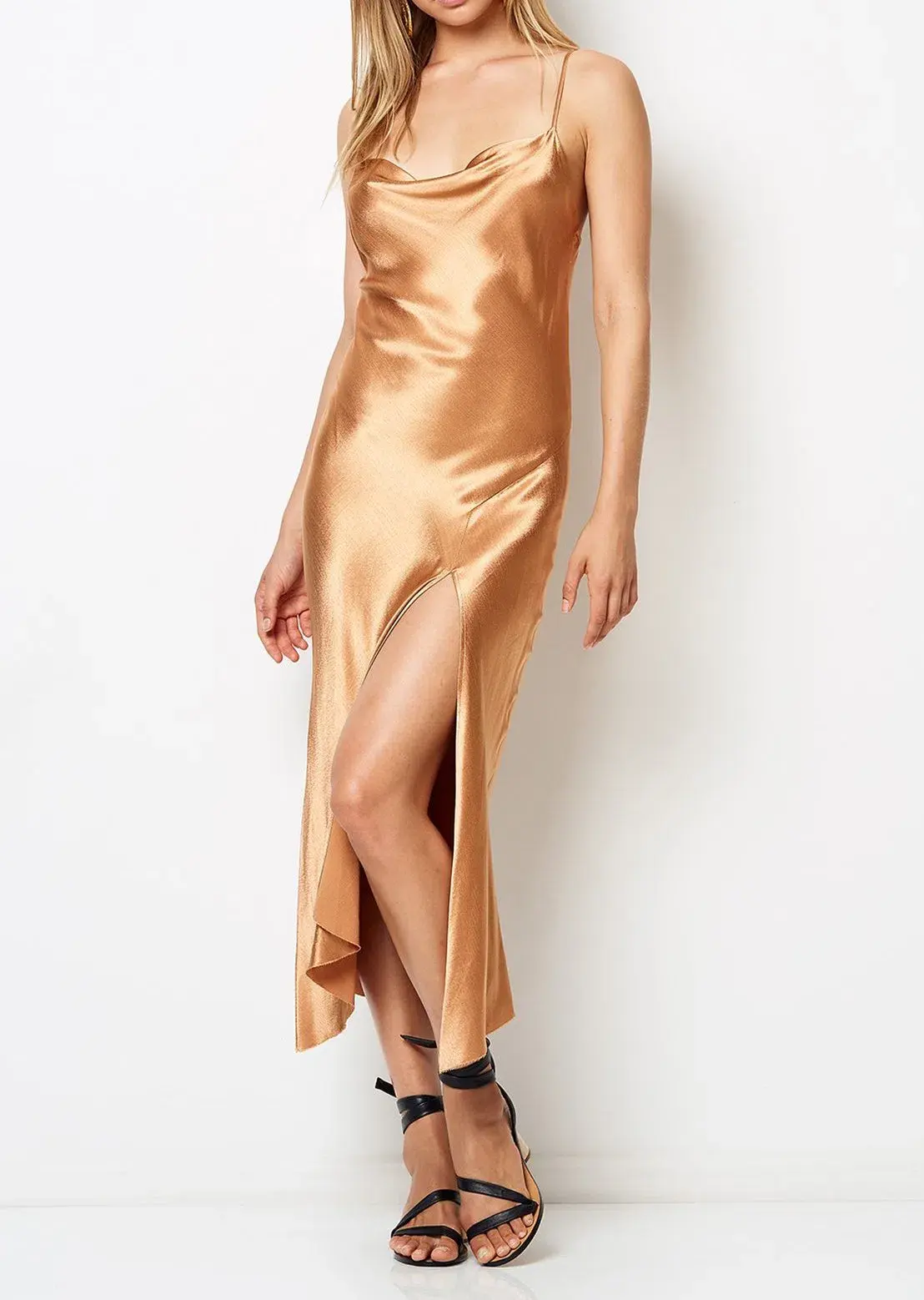 Bec & Bridge Feel the Heat Midi Dress in Cinnamon Size 8 - Image 1