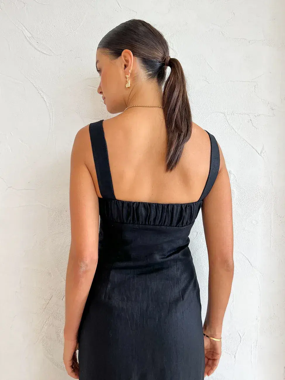 Sir the Label Bettina Midi Dress in Black Size 2 / Au 10 - Image 6