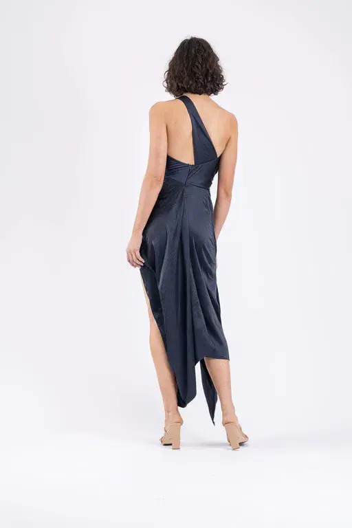 One Fell Swoop Philly Dress Navy Size AU 8 - Image 3