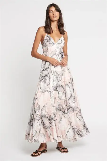 Sass & Bide The Everlasting Sleeveless Maxi Dress Floral Size AU 6  - Image 1
