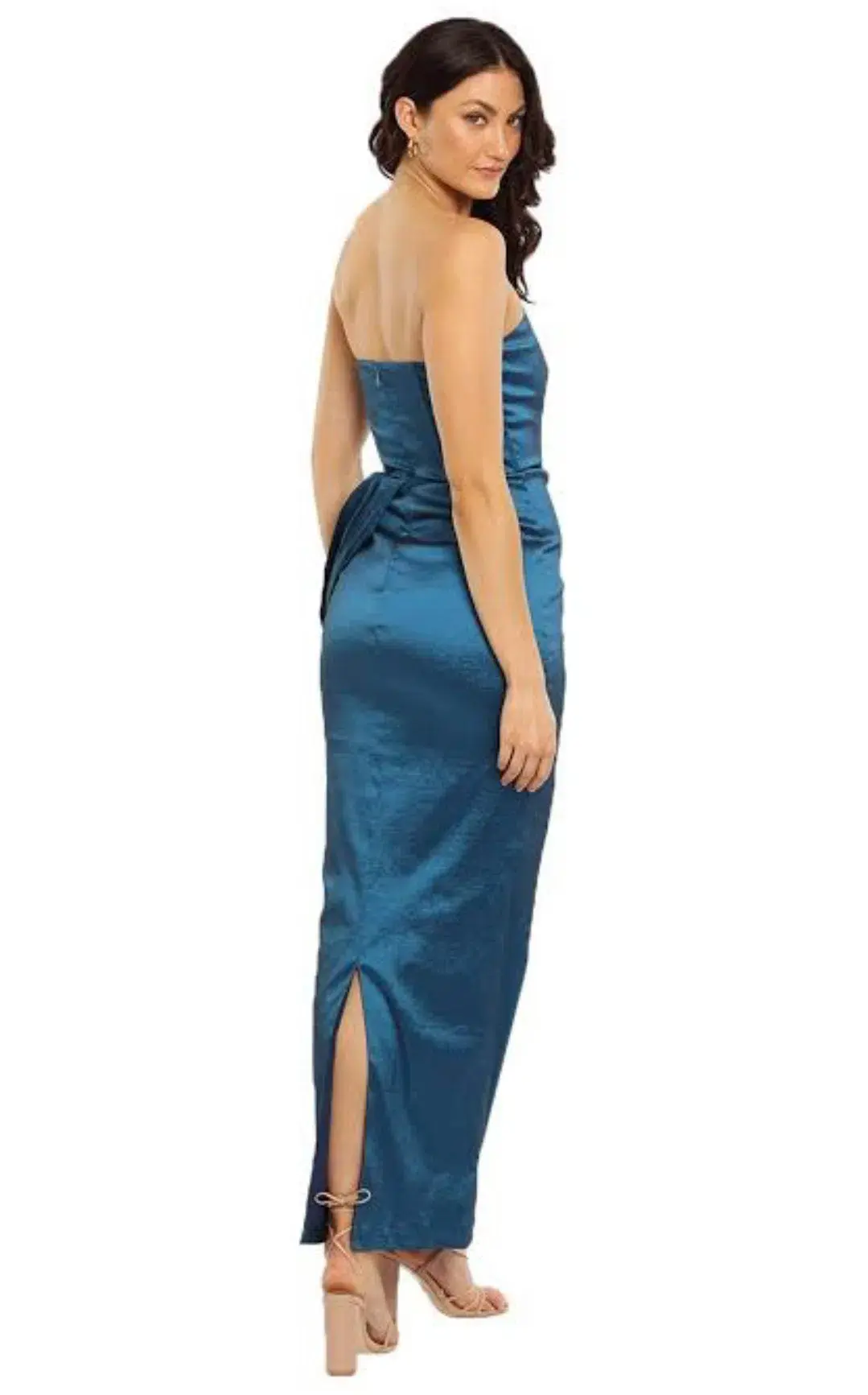 Elle Zeitoune One Shoulder Satin Dress - Image 2