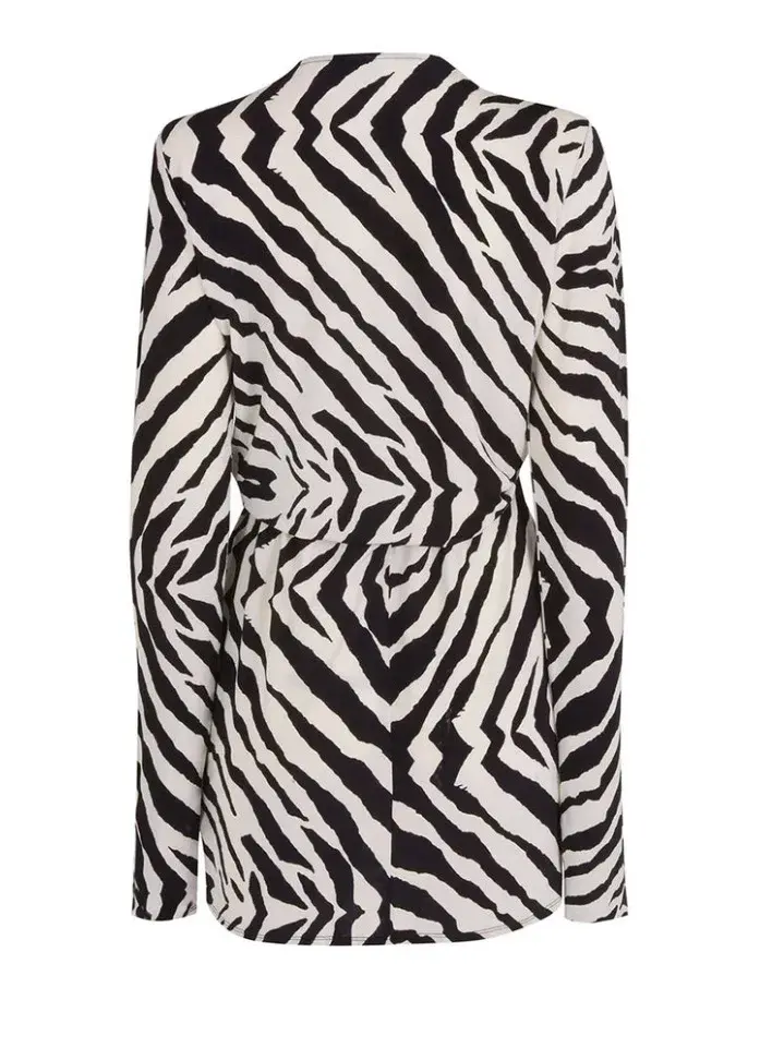 Rat & Boa Allegra Dress Zebra Print Size S/AU 8  - Image 4