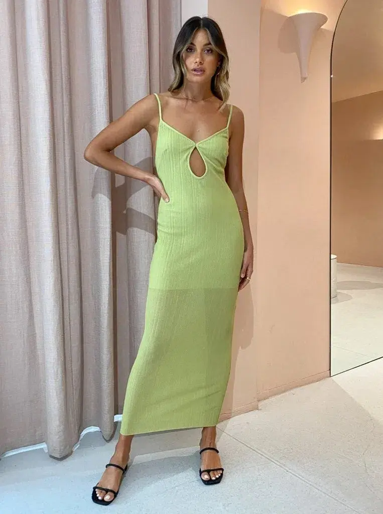 Bec and Bridge Plisse Dress Pistachio Size 6  - Image 1
