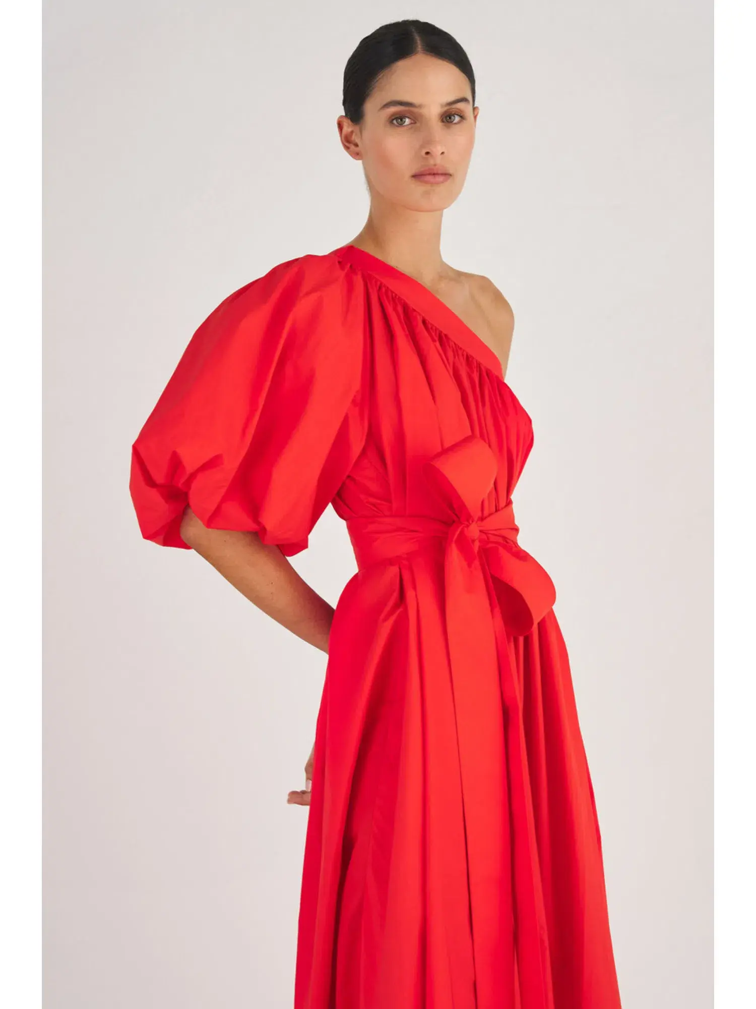 Oroton One Shoulder Dress in Red Size AU 10 - Image 2