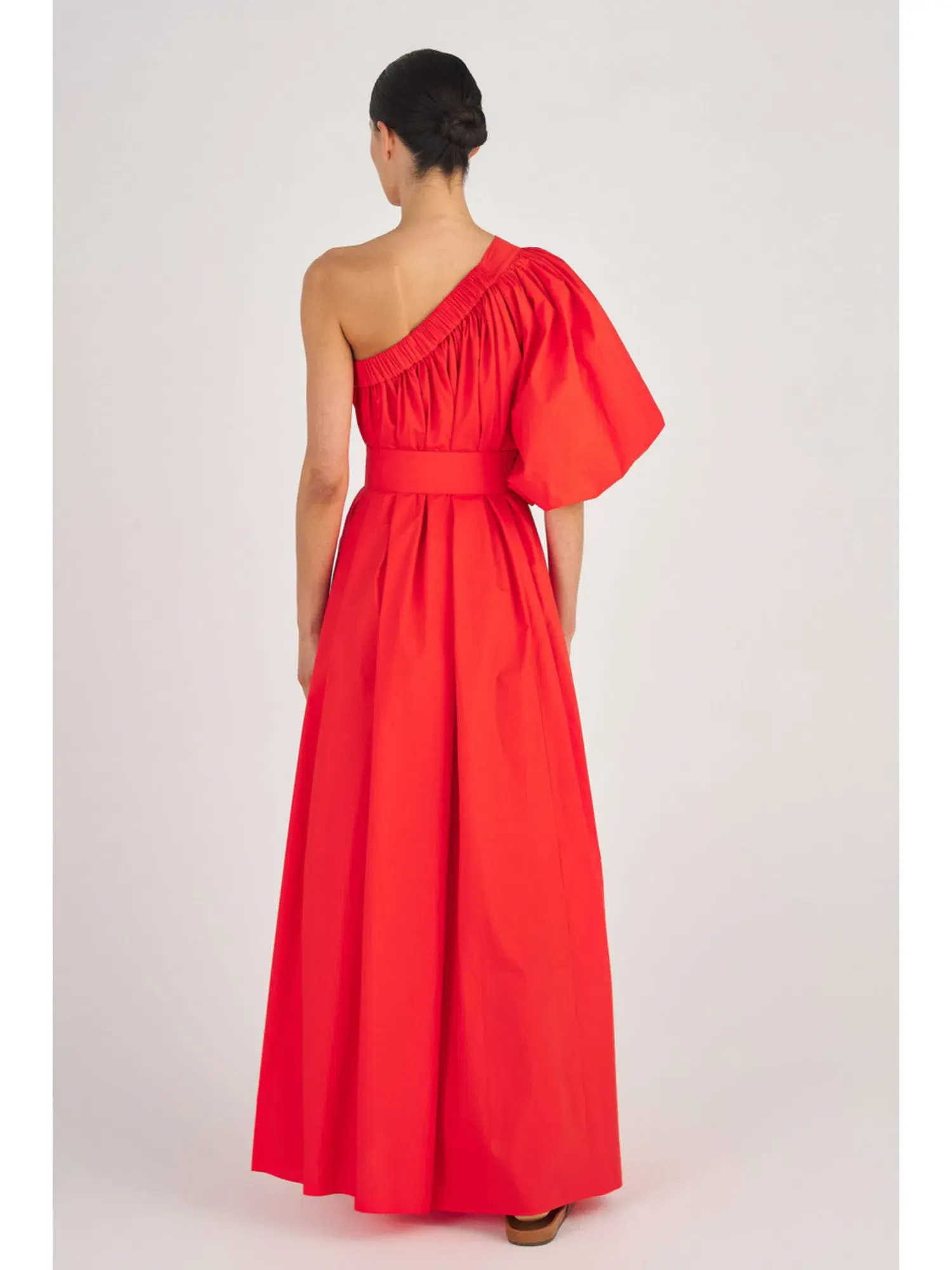 Oroton One Shoulder Dress in Red Size AU 10 - Image 3