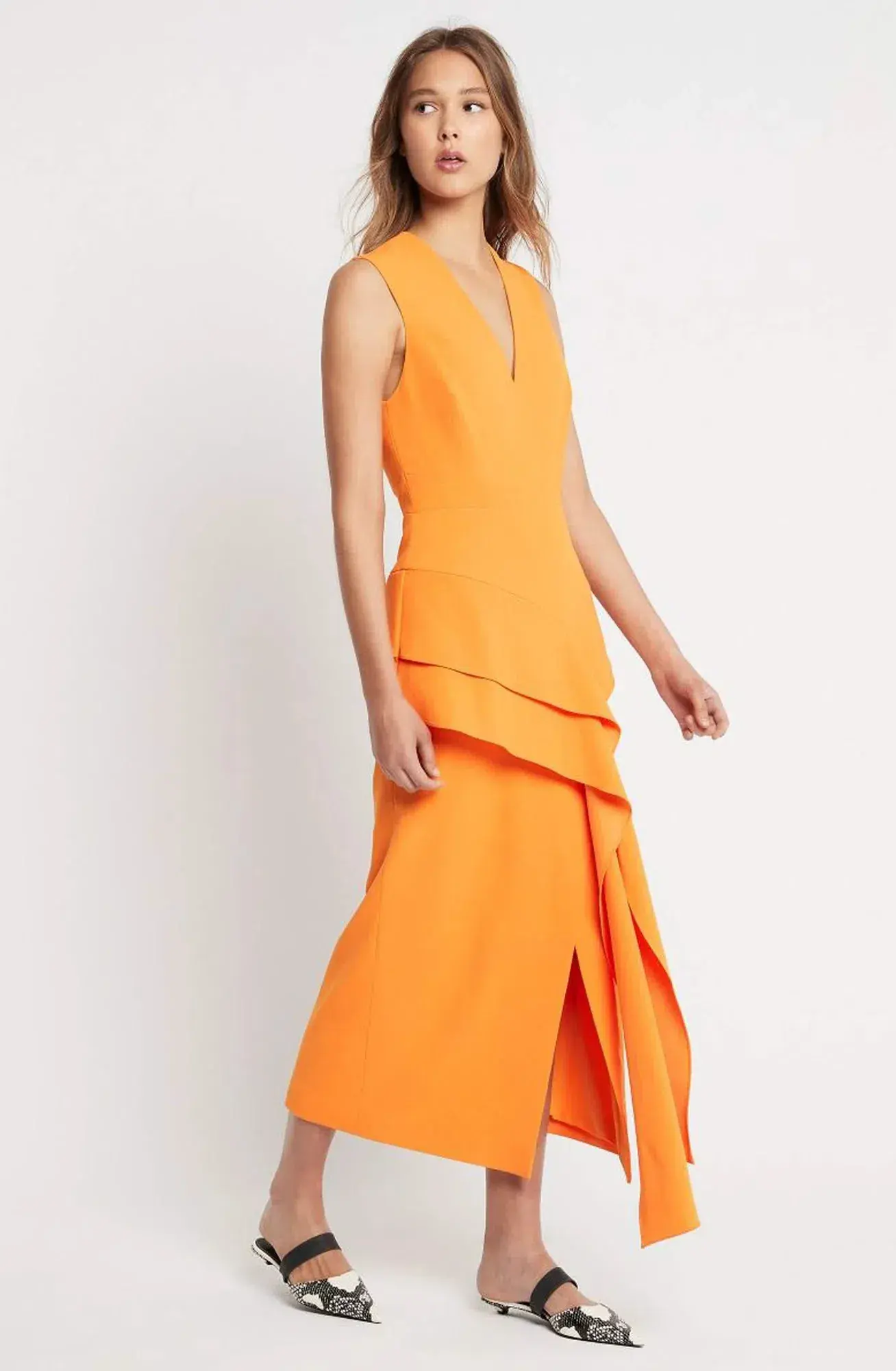 Sass And Bide Gown Orange Size AU 12 - Image 2