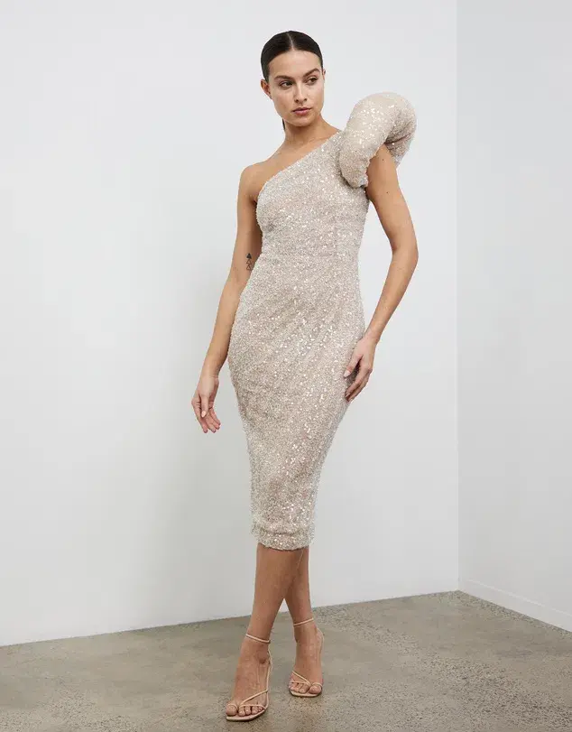 Rachel Gilbert Phoebe Dress Nude Size 2 / AU 10 - Image 1