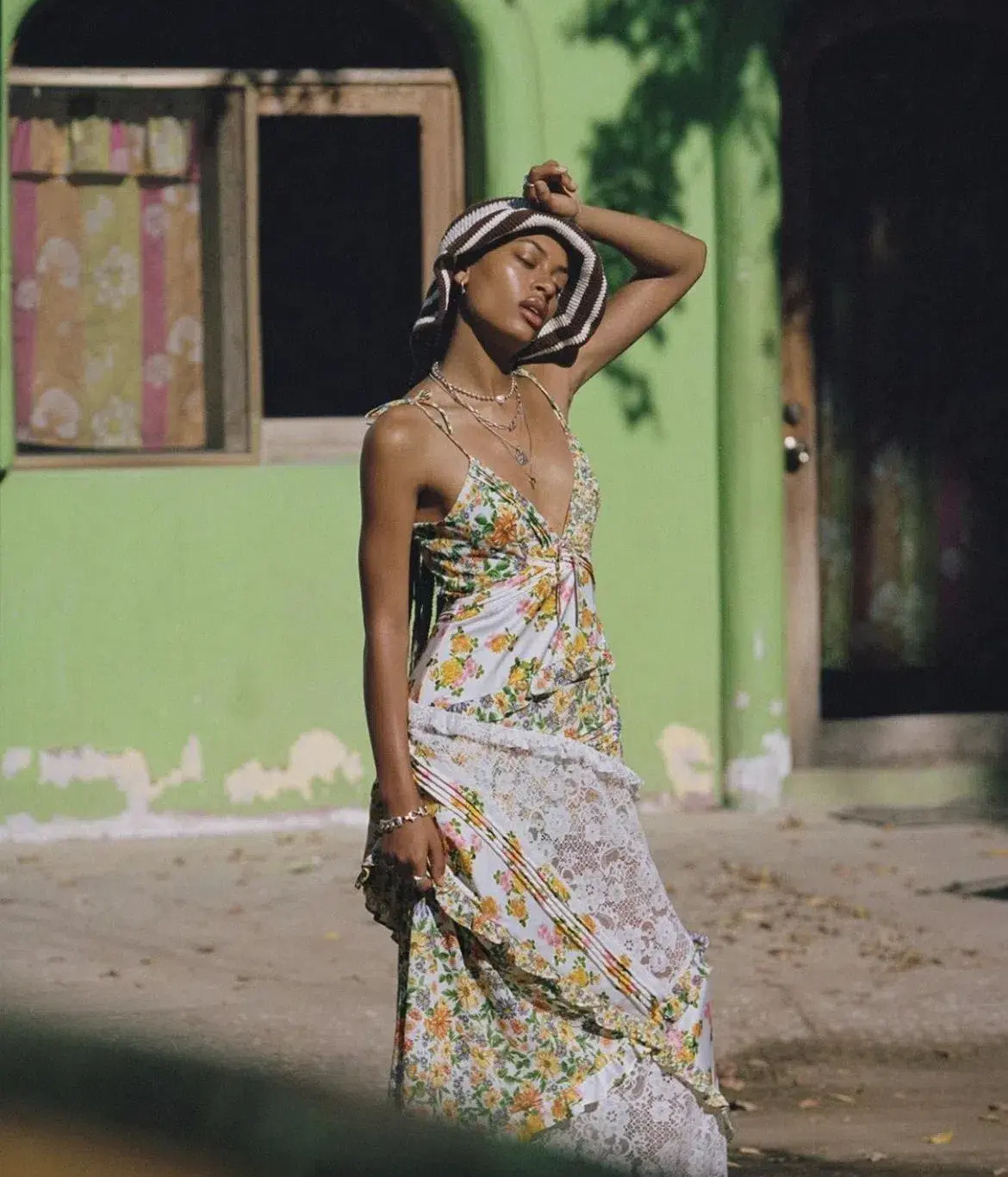 For Love and Lemons Rosalyn Maxi Dress Floral Size M / Au 10 - Image 2