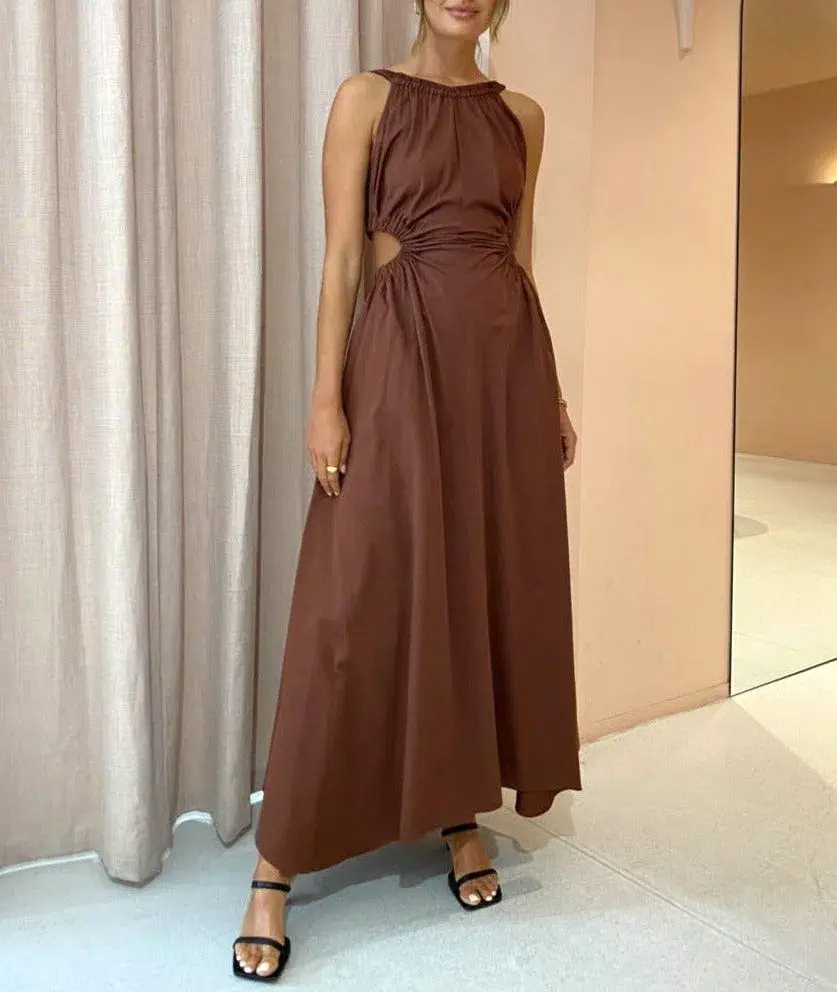 Camilla and Marc Coppola Maxi Dress in Cinnamon Size 8 - Image 1