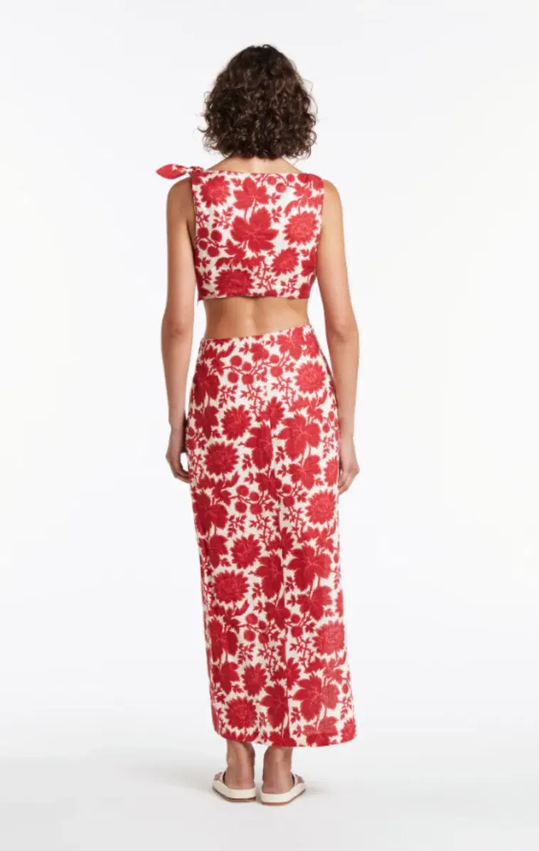 Sir the Label Cinta Knot Dress Valentina Print Size 0 / AU 6  - Image 3
