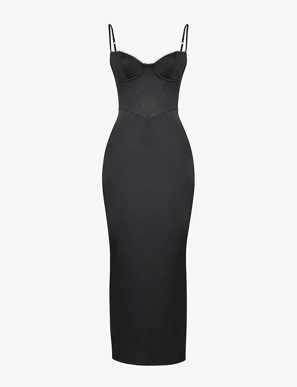 House of CB Stefania Corset Maxi Dress Black Size 8 - Image 2