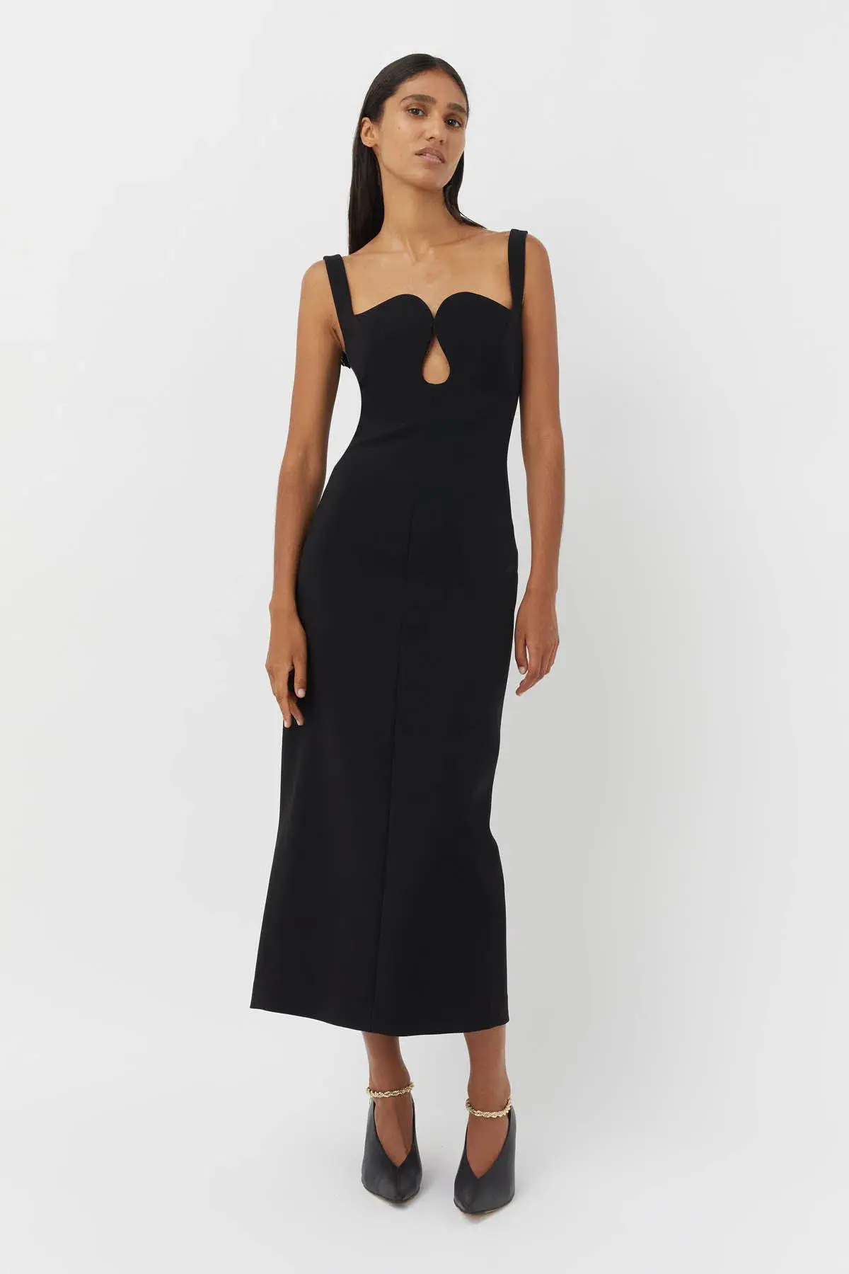 Camilla and Marc Brixton Midi Dress Black  Size AU6 - Image 1