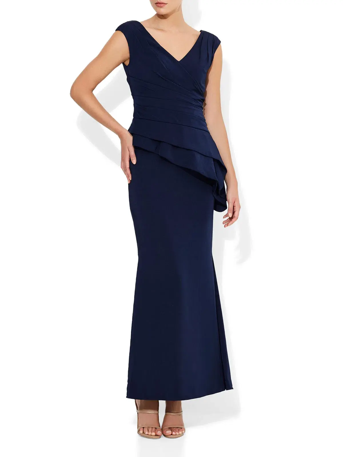 Montique Paris Gown Navy Size 18 - Image 2