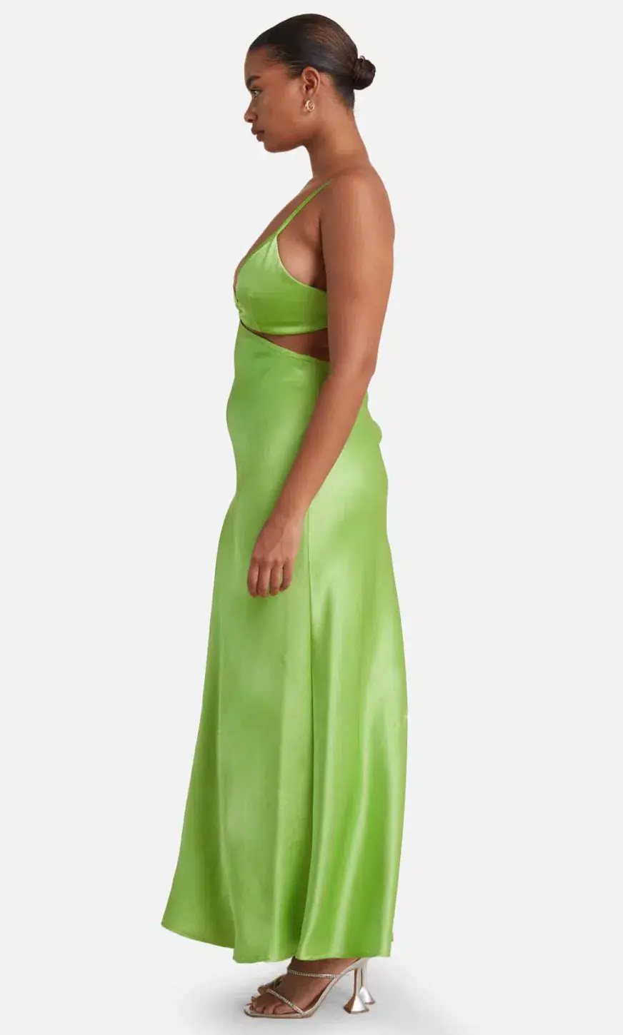 Bec & Bridge Veronique Maxi Dress Lime Size 12  - Image 2